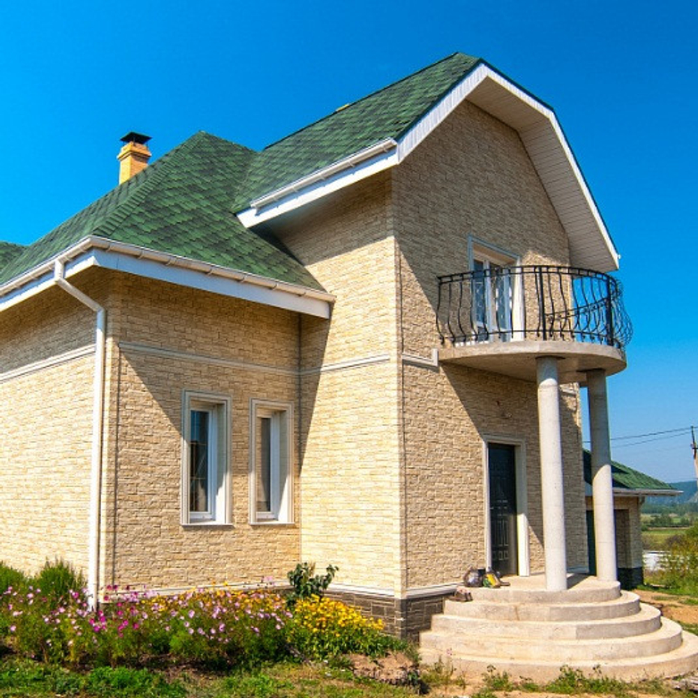 Панель фасадная Docke Stein Янтарная 1098х400 мм