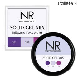 NR Solid Gel Mix Твердые гель-лаки Palette 4 (321, 331, 156), 3х5гр