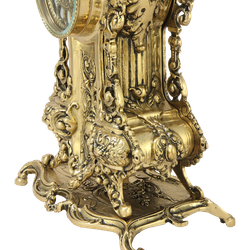 Bello De Bronze Каминные часы с канделябрами "Арте Нова"