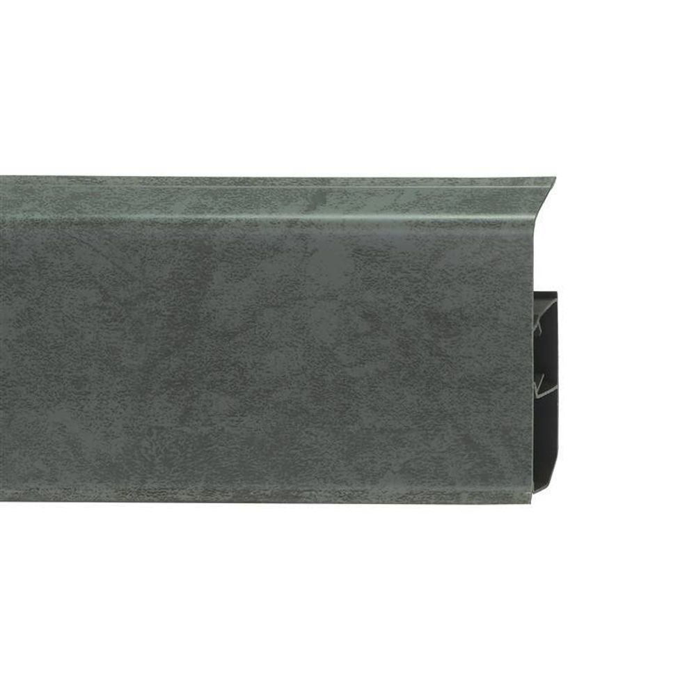 Пластиковый плинтус Royce 80 мм (2200x80x20) 340 Мрамор Темный
