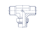 Штуцер FRTA D14 ORFS 1 - BSP 3/8