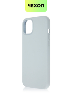 Чехол BROSCORP для Apple iPhone 15 Plus (арт.IP15PLUS-SOFTRUBBER-SKY )