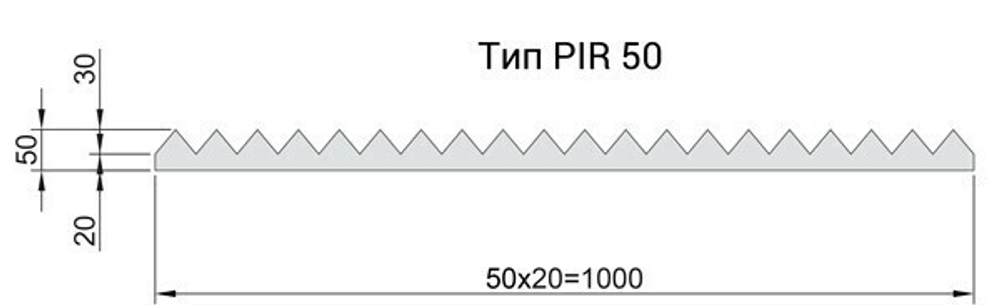 Панель звукоизоляционная Flexakustik PIR-50 серый графит 1000х1000х50 мм