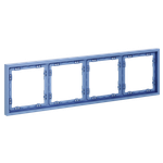 Рамка пластиковая VOLTUM S70 на 4 поста, (деним)