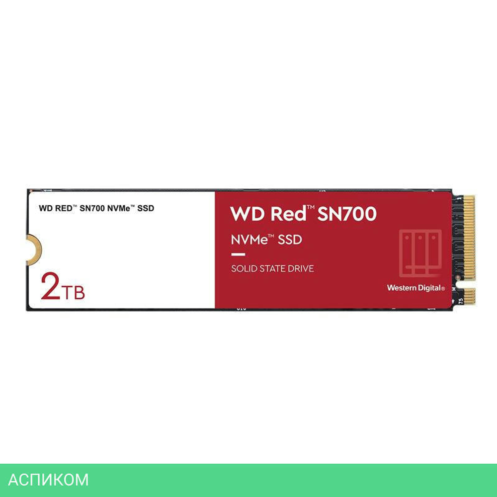 SSD диск WD Red M.2 2280 2TB (WDS200T1R0C)