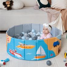 Игрушка Детский сухой бассейн TM Romana Мир приключений Транспорт складной