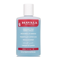 Жидкость для снятия лака Голубая Mavala Nail Polish Remover Blue 100мл