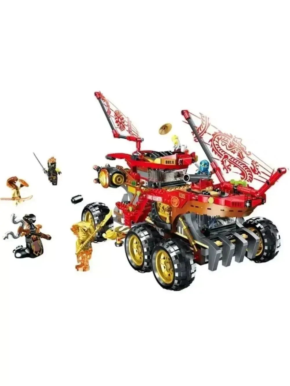 Конструктор Ниндзя Райский уголок 1232 детали 11332