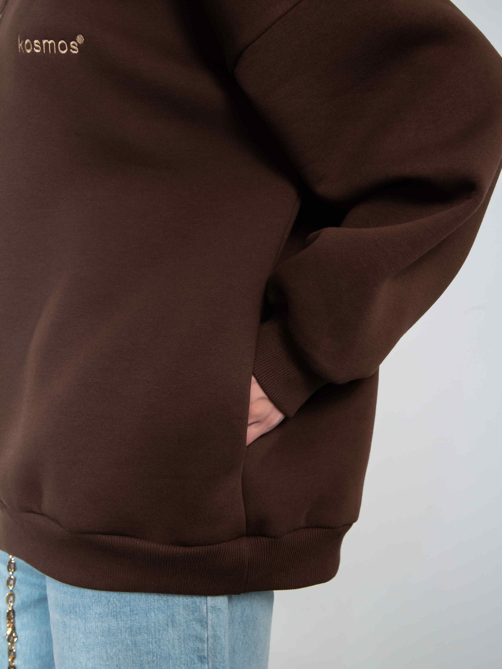 Свитшот на молнии Everest Коричневый