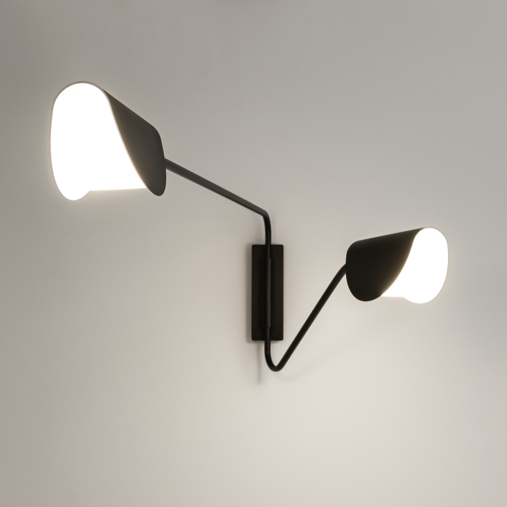 Настенный светильник Maytoni Mollis MOD126WL-02B