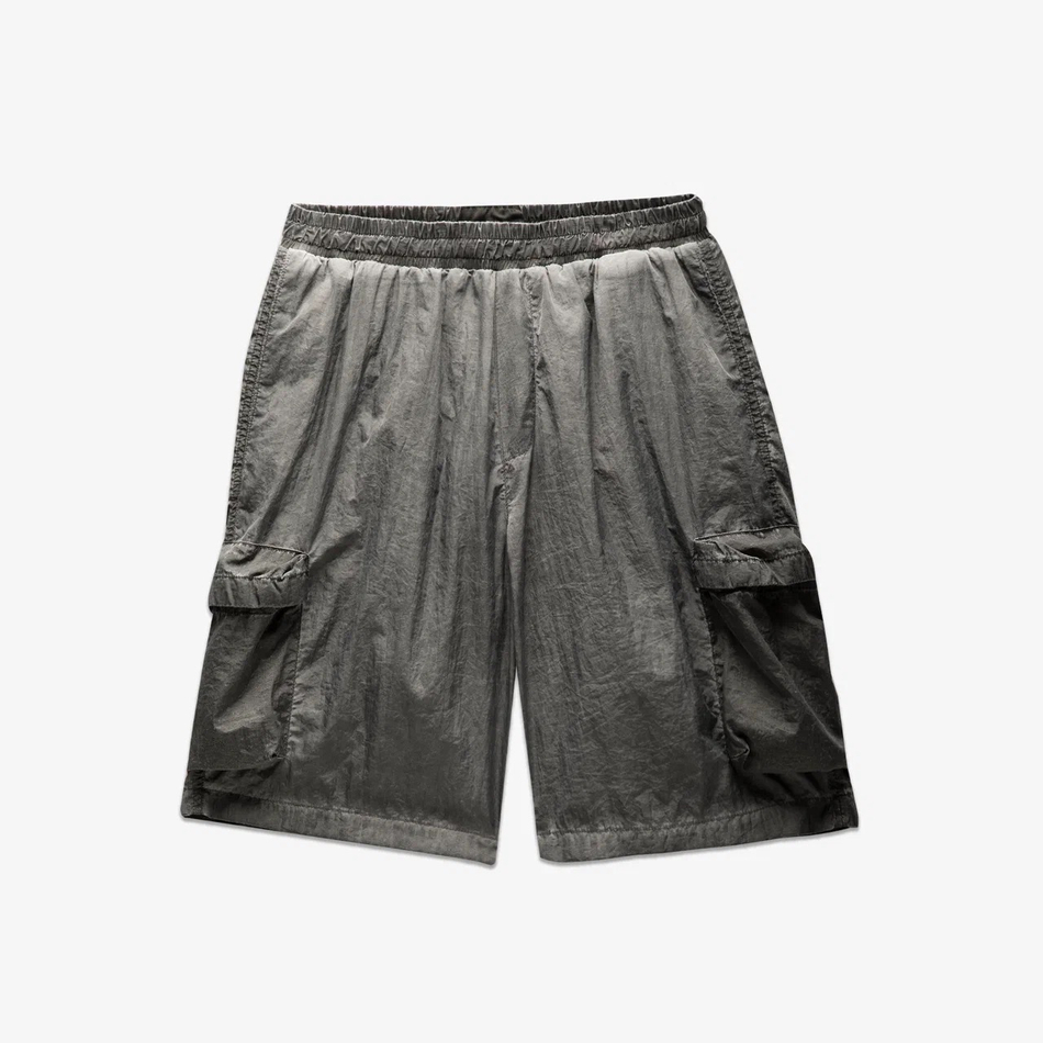 NLN_GMD_SHRTS Metal Effect Grey