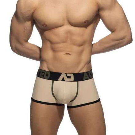 Мужские трусы хипсы бежевые с пуш-ап Addicted AD1083-20