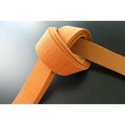 Ременная заготовка Шелк Рыжая + Плита Плетение