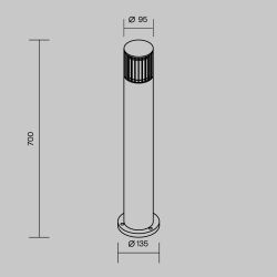 Уличный ландшафтный светильник Maytoni   O492FL-01GF