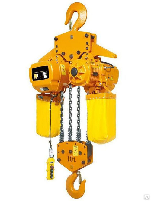 Таль электрическая стационарная Цепная TOR ТЭЦС (HHBD10-04) 10 т 12 м 380В