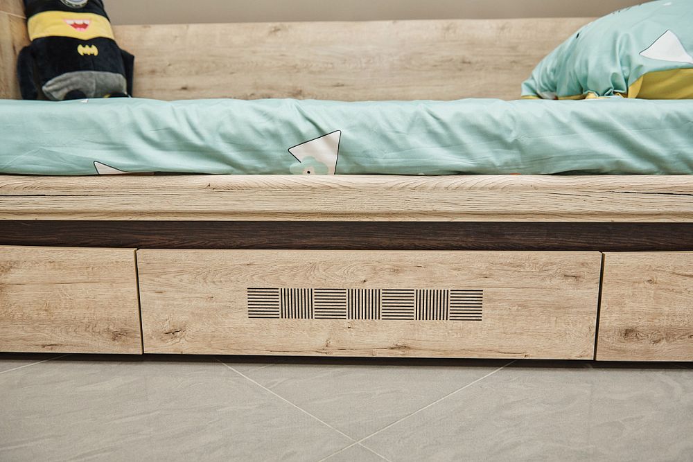 Монца Кровать с ящиками 900