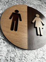 Табличка на дверь туалета