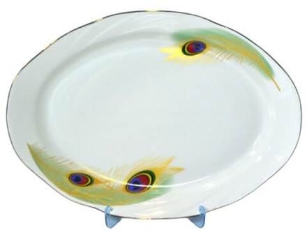Блюдо овальное "ПАВА (Голубка)" 33 см, Беларусь.