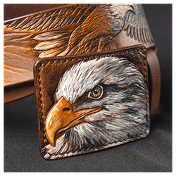 Кожаный ремень «Орел»