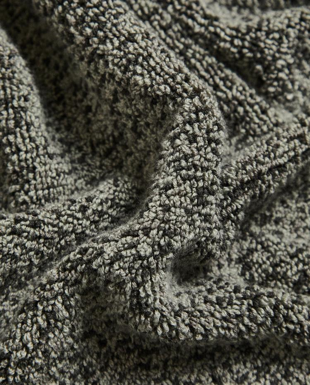 ZARA HOME КОВРИК ДЛЯ ВАННОЙ С МЕЛАНЖЕВЫМ УЗОРОМ, ЗЕЛЕНЫЙ