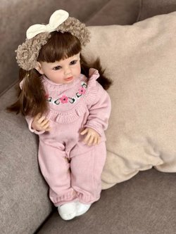 Кукла Реборн виниловая 55см в пакете (FA-309)