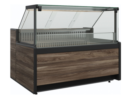 Холодильная витрина CARBOMA BAVARIA 3 GC111 SP 1,25-1 рыба на льду без боковин