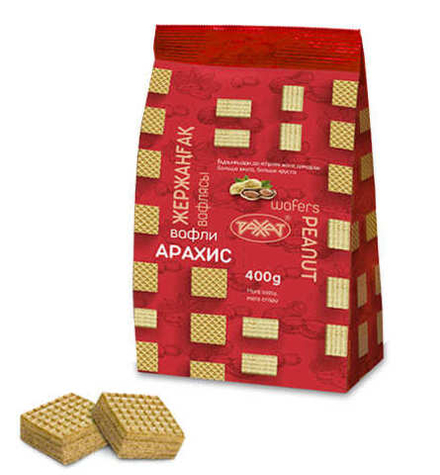 Вафли "Арахис" 400г. Рахат