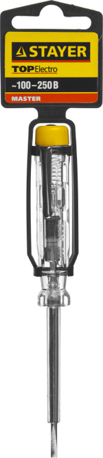STAYER MAXElectro, 250 В, 140 мм, электрический пробник (2572-14)