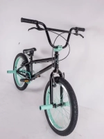 Велосипед BMX Tech Team Fox 20" 2023 черно-бирюзовый