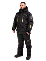 Костюм утепленный Nisus LEADER, 15/15 К, цвет черный, Шелтер, размер S (T-N-LB-S-46/176)