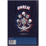 Записная книжка А5, Проф-Пресс, 7БЦ, ламинированный картон, матовая ламинация, твин-лак, клетка, 80 л., "Медитация скелета"