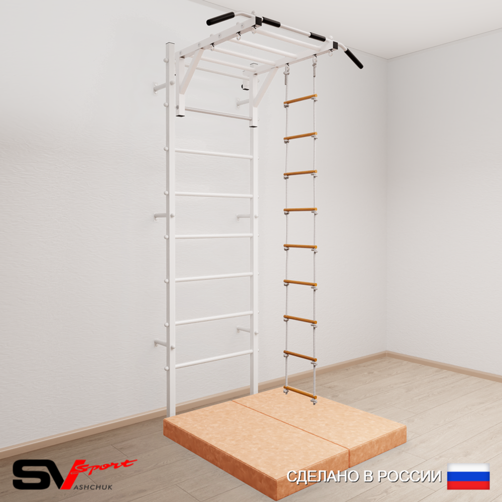 Шведская стенка Sv Sport 5314 (Турник рукоход/Лестница/Мат 1м)
