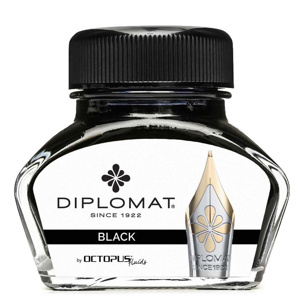 Чернила для перьевой ручки Diplomat Octopus Ink-30 черные (D41001002)