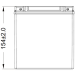 Аккумулятор WBR AGM HIGH PERFORMANCE YB16CL-B (HP12-20 WBR)