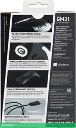 Мышь MSI Clutch GM31 Lightweight черный (S12-0402080-CLA)