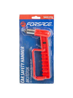 Молоток конусный аварийный, в блистере Forsage F-SH5278