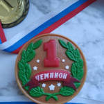 Форма пластиковая Медаль Чемпион