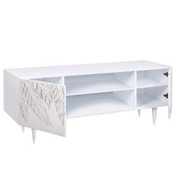 Тумба под ТВ Тропик 155см Классик Айс Сильвер