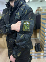 Костюм Горка 6 флис лайт / осень-зима / чёрный мультикам 2