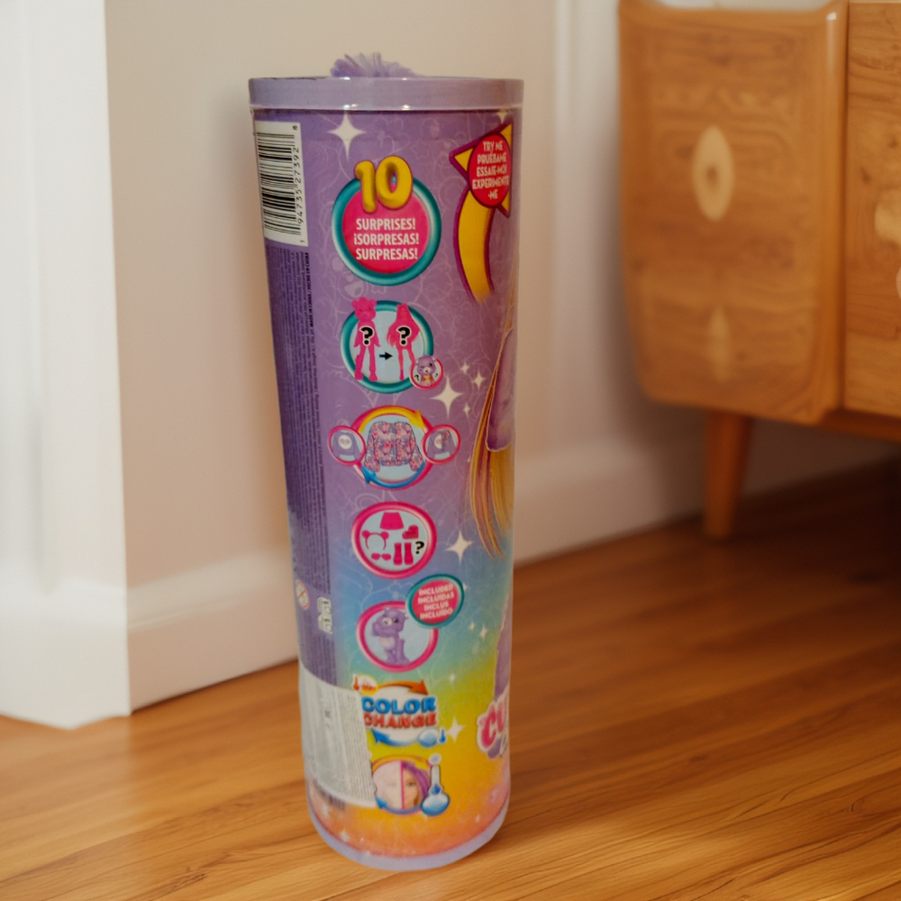 Barbie Cutie Reveal Care Bears JCN94 — кукла в костюме фиолетового мишки Teddy, аксессуары