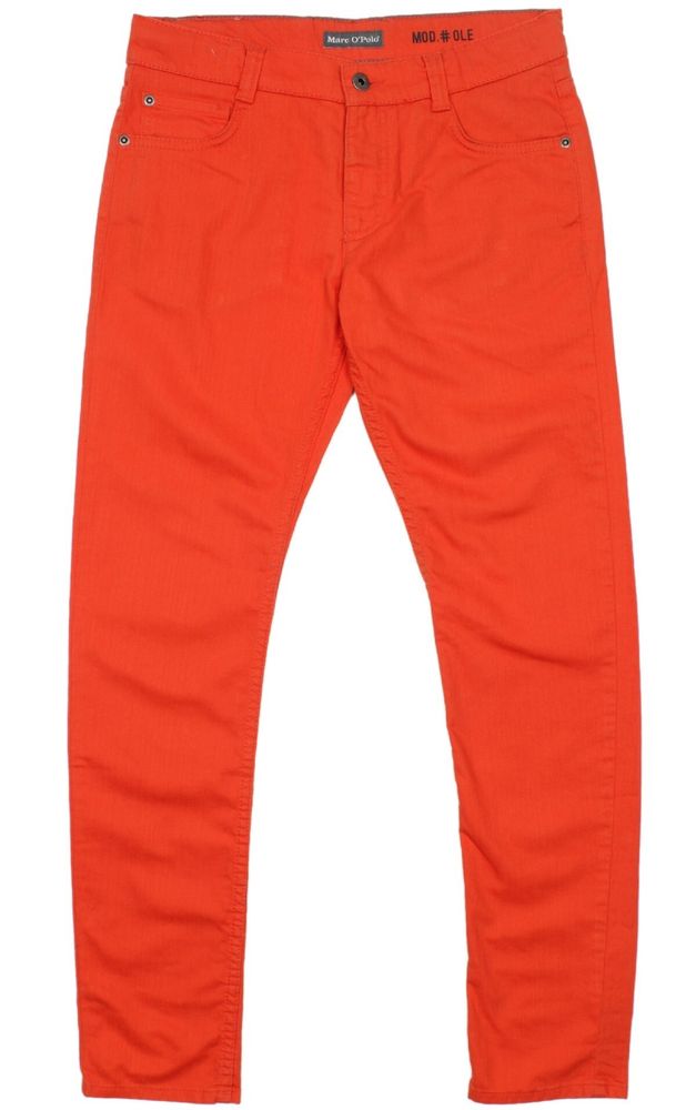 Оранжевые зауженные книзу джинсы Marc O&#39;Polo
