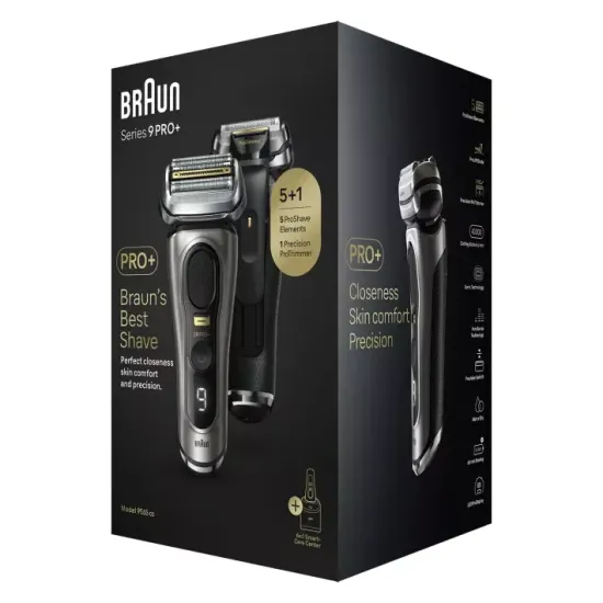 Электробритва Braun Series 9 Pro + 9565cc благородный металл.