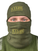 Теплая оливковая балаклава из флиса 5.11 Tactical