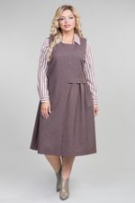 Сарафан 914 коричневый Novita (Акция)