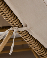 Двойной шезлонг Meria из искусственного ротанга