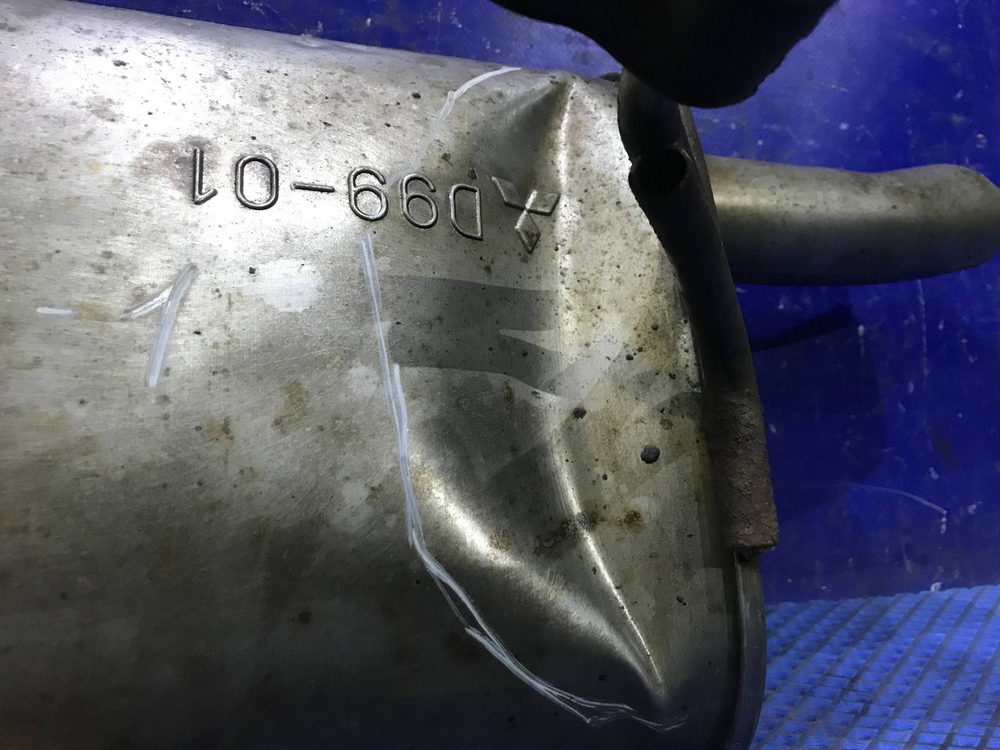 Глушитель/Задняя часть (бочка) MITSUBISHI COLT 2003