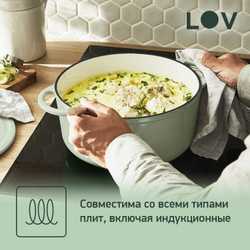 Кастрюля с крышкой Tefal LOV 25 см E2580404