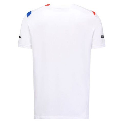 Мужская теннисная футболка Le Coq Sportif TENNIS Tee SS 20 No.2 M - new optical white/cobalt