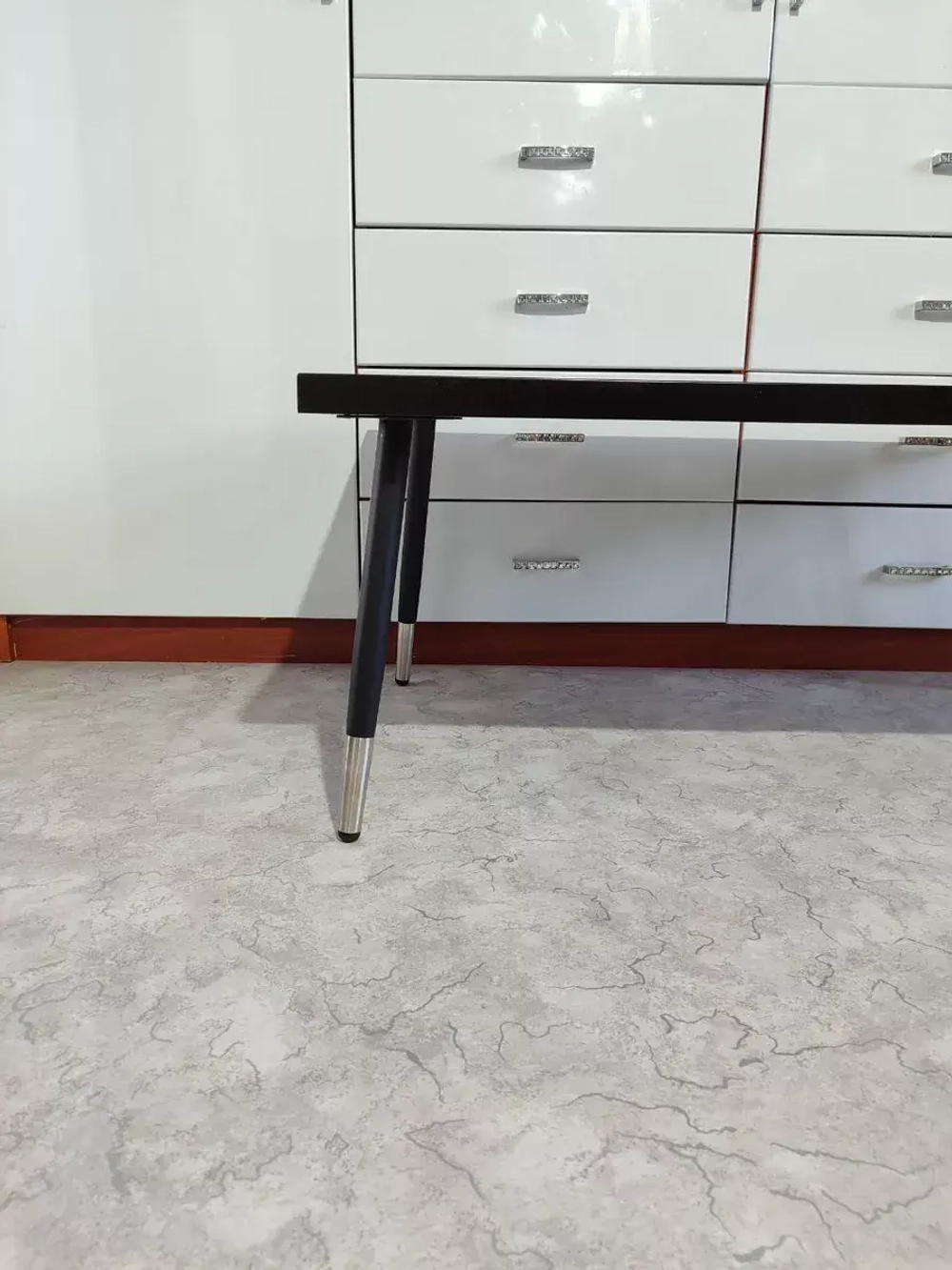 Ножки мебельные опоры Черные серебряный браслет 400мм/4шт