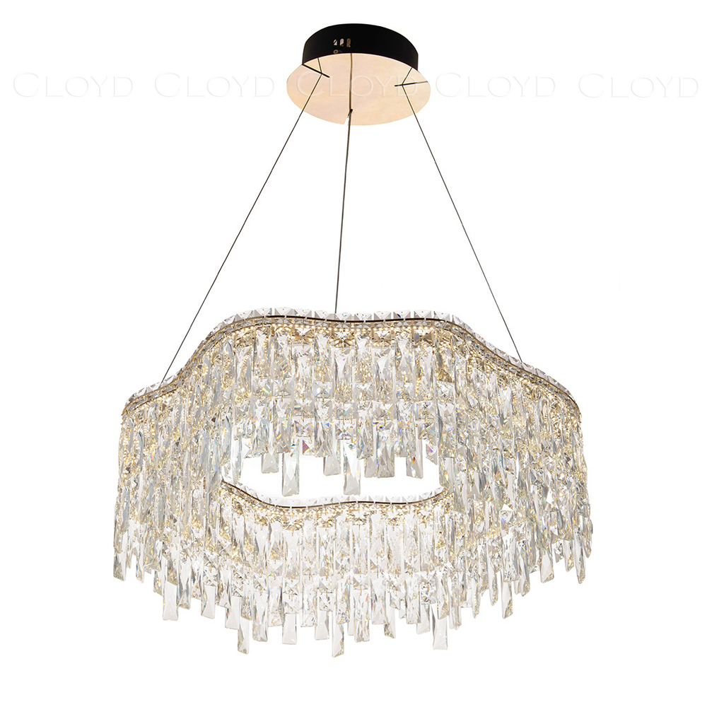 Люстра Cloyd ANTREA-A C1 / Ø62 см - золото (арт.11470)
